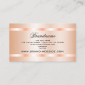 エレガンスパステルバララグジュアリーきらめき赤面 名刺 (裏面)