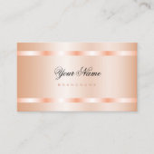 エレガンスパステルバララグジュアリーきらめき赤面 名刺 (正面)