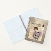 エレガンスビクトリアンヴィンテージレディーコラージュ ノートブック (内部)