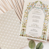エレガンスビクトリアン王室の結婚式招待状 招待状