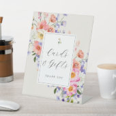 エレガンスピンクボホフローラカードとギフト 台座サイン (インサイチュ)