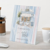 エレガンスフランスのカフェブライダルシャワーギフト 台座サイン (インサイチュ)