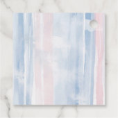 エレガンスフランスのカフェベビーシャワー フェイバータグ (裏面)