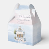 エレガンスフランスのカフェベビーシャワー フェイバーボックス (裏面サイド)