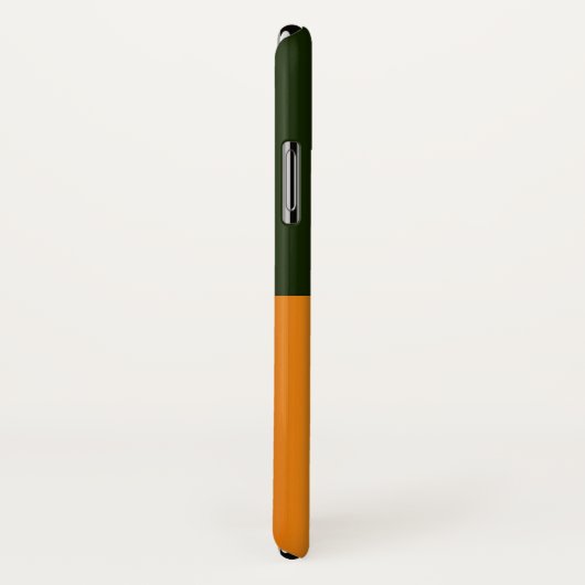 エレガンスフローラデザインイングリーンと金ゴールド Case-Mate iPhoneケース (裏面/右)