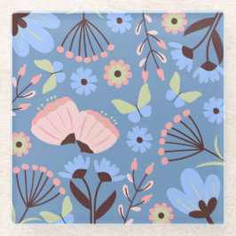 エレガンスフローラデライトコースター ガラスコースター