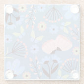 エレガンスフローラデライトコースター ガラスコースター (裏面)