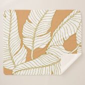 エレガンスフローラ:抽象芸術パターン背景。 シェルパブランケット (正面(横))