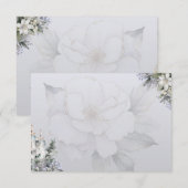 エレガンスベーシック空白のレシピカード エンクロージャーカード (正面/裏面)