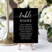 エレガンスミニマルテーブル番号座席表