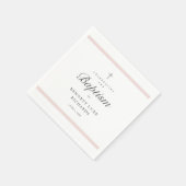 エレガンスモダンガールズバプテスマ スタンダードカクテルナプキン (角)