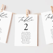 エレガンスモダンテーブル番号座席表