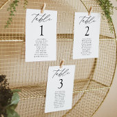 エレガンスモダンテーブル番号座席表