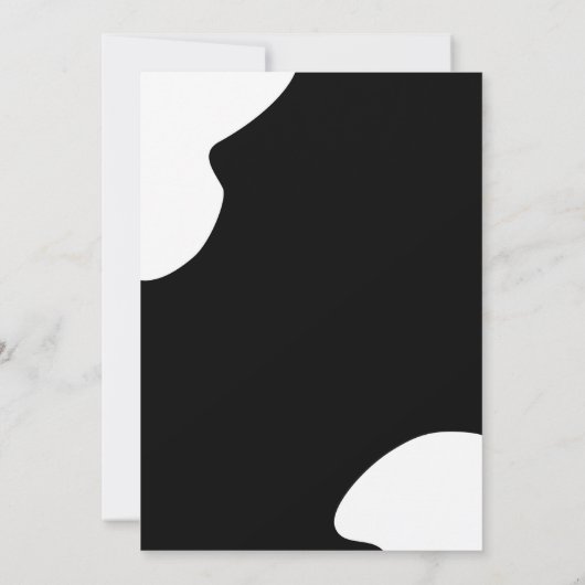 エレガンスモダンピンクのフローラストリングliBridalシャワー 招待状 (裏面)