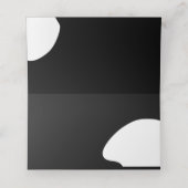 エレガンスモダンピンクフローラストリングライト プレイスカード (内部開封)