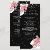 エレガンスモダンピンクフローラストリングライト プログラム (正面/裏面)