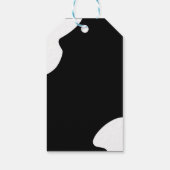 エレガンスモダンピンクフローラストリングラ感謝していイあなた ギフトタグ (裏面)