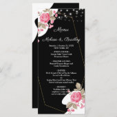 エレガンスモダンピンクフローラ文字列ライトメニュー プログラム (正面/裏面)