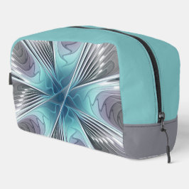 エレガンスモダンブルーグレーホワイトフラクタルアートフラワー ドップキット