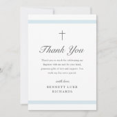 エレガンスモダンボーイズ洗礼 サンキューカード (正面)