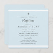 エレガンスモダンボーイズ洗礼 招待状 (正面/裏面)