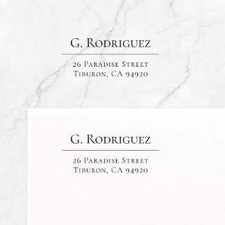 エレガンスモダンライン。タイミニマルプアドレス05b。 セルフインキングスタンプ