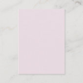 エレガンスモダンラベンダーQRコードRSVP エンクロージャーカード (裏面)