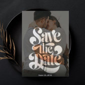 エレガンスモダンワンフォトシック結婚ズ セーブザデート