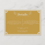 エレガンスモダンヴィンテージ詳細エンクロージャカード エンクロージャーカード (正面)