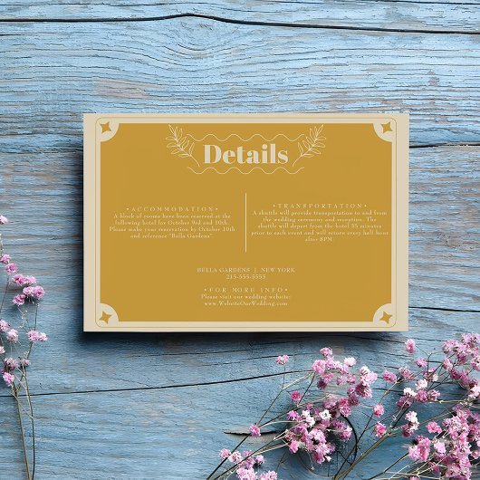 エレガンスモダンヴィンテージ詳細エンクロージャカード エンクロージャーカード