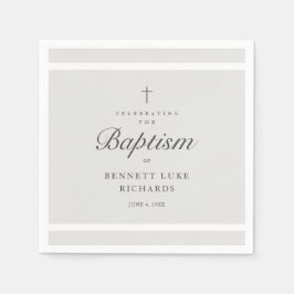 エレガンスモダン少年少女バプテスマ スタンダードカクテルナプキン