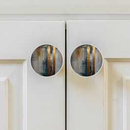 エレガンスモダン抽象芸術金ゴールド セラミックノブ