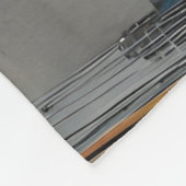 エレガンスモダン抽象芸術金ゴールド フリースブランケット (角)