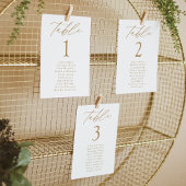 エレガンスモダン金ゴールドテーブル番号座席表