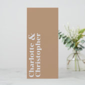 エレガンスモダン&ダスティピしゃれているンク結婚ズ メニュー (スタンド正面)