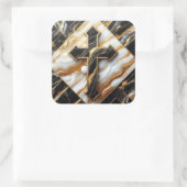 エレガンスモノクロセラミックパターン金箔Touch スクエアシール (バッグ)