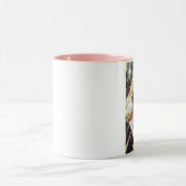 エレガンスモノクロセラミックパターン金箔Touch マグカップ (中央)