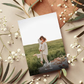 エレガンスモノグラムフォトQrコー結婚ド 招待状