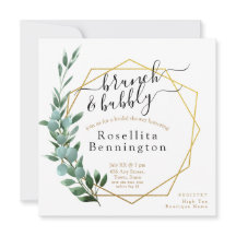 エレガンスユニークユーカリフローラウェディングシャワー