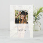 エレガンスヴモダンエルムフレームのグラッドアナウンスメント 招待状 (スタンド正面)