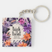 エレガンス不気味ハロウィーンフローラリースコレクション キーホルダー (裏面)