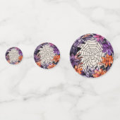 エレガンス不気味ハロウィーンフローラリースコレクション コンフェッティ (裏面)