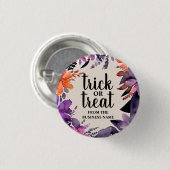 エレガンス不気味ハロウィーンフローラリースコレクション 缶バッジ (正面&裏面)