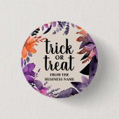 エレガンス不気味ハロウィーンフローラリースコレクション 缶バッジ (正面)