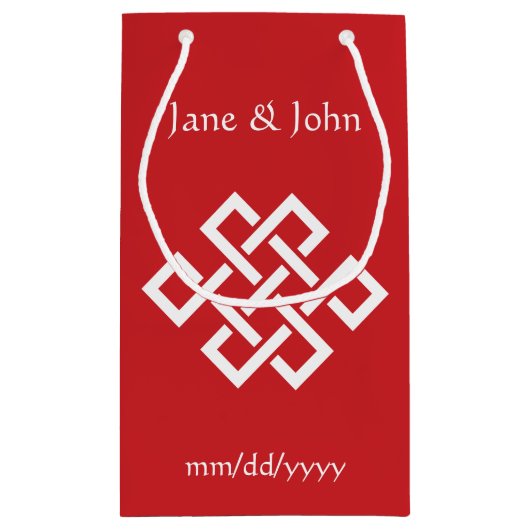 エレガンス中国のインさくらんぼ抱き枕 スモールペーパーバッグ (裏面)