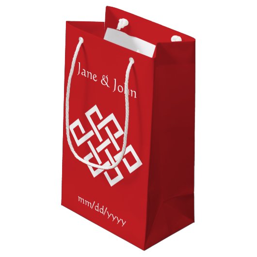 エレガンス中国のインさくらんぼ抱き枕 スモールペーパーバッグ (裏面アングル)