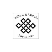 エレガンス中国の木製アナウンススタンプ ラバースタンプ (インプリント)