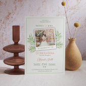 エレガンス付き開花:フローラキンセアニラ招待状 招待状