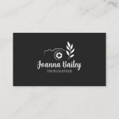 エレガンス撮影白黒手描きカメラ 名刺 (裏面)