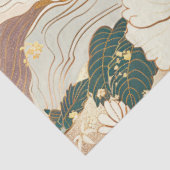 エレガンス日本のフローラルパターンデクページ 薄葉紙 (詳細)